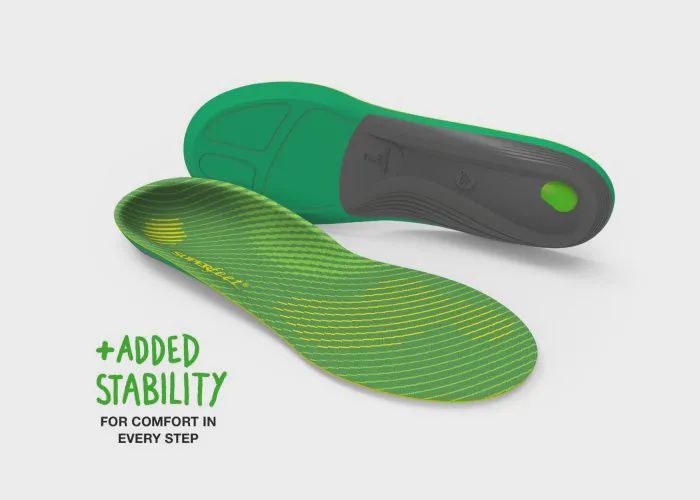 Superfeet Run Comfort Max Insoles, Color: Green, Size: B