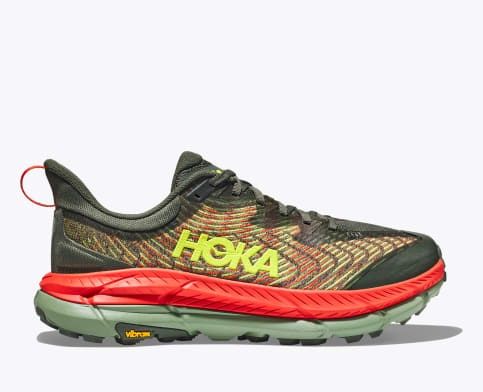 Hoka Mafate Speed 4 Mens, Color: Thyme / Fiesta, Size: 8