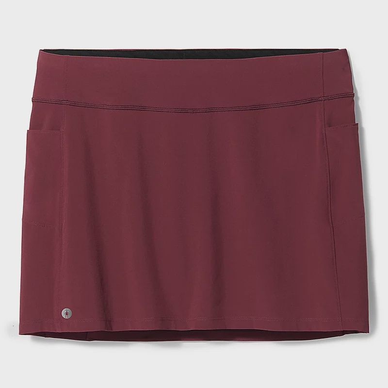 Smartwool Active Lined Skirt Womens, Color: Black Cherry, Size: S