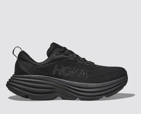Hoka Bondi 8 Womens, Color: Black / Black, Size: 5.5