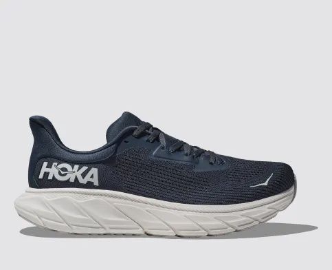 Hoka Arahi 7 Wide Mens, Color: Outer Space / White, Size: 8.5 2E