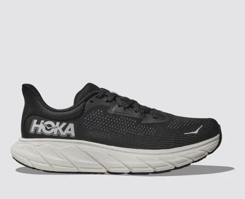 Hoka Arahi 7 Wide Womens, Color: Black / White, Size: 7.5