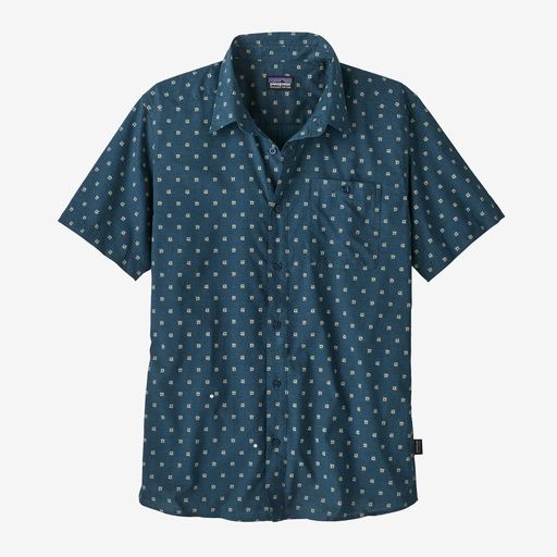 Patagonia Go To Shirt Mens, Color: Sun Beams: Lagom Blue, Size: M