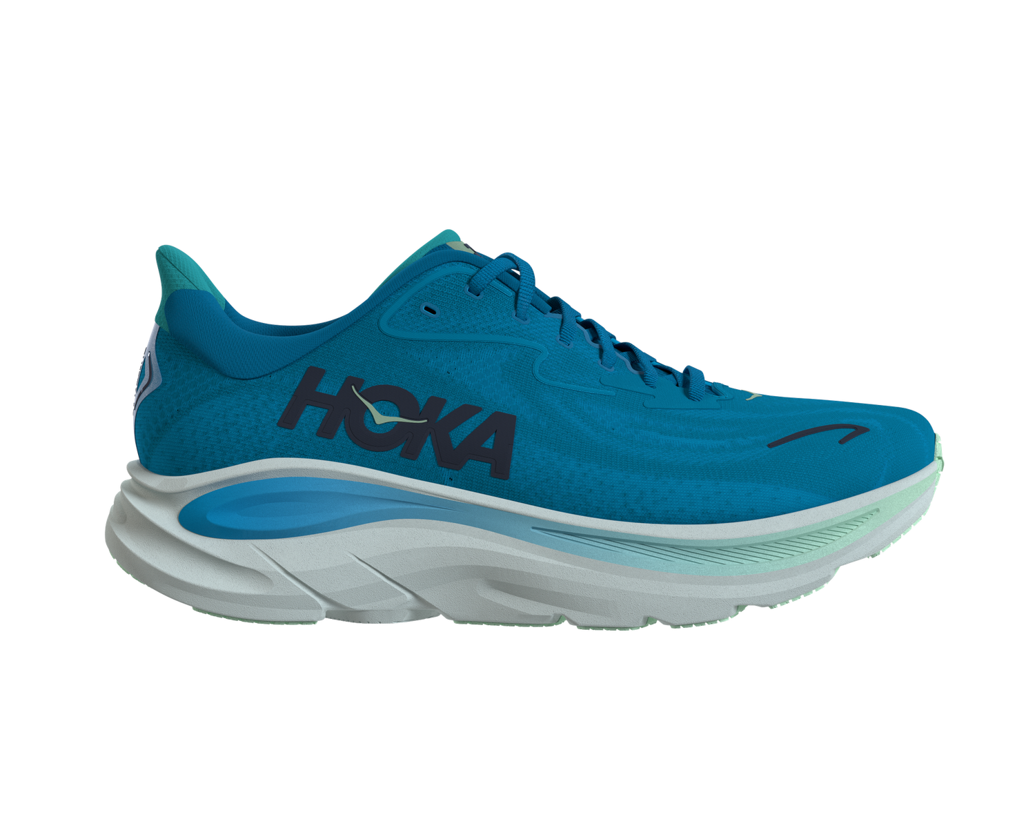 Hoka Clifton 10 Mens, Color: Hoka Blue / Skyward Blue, Size: 8