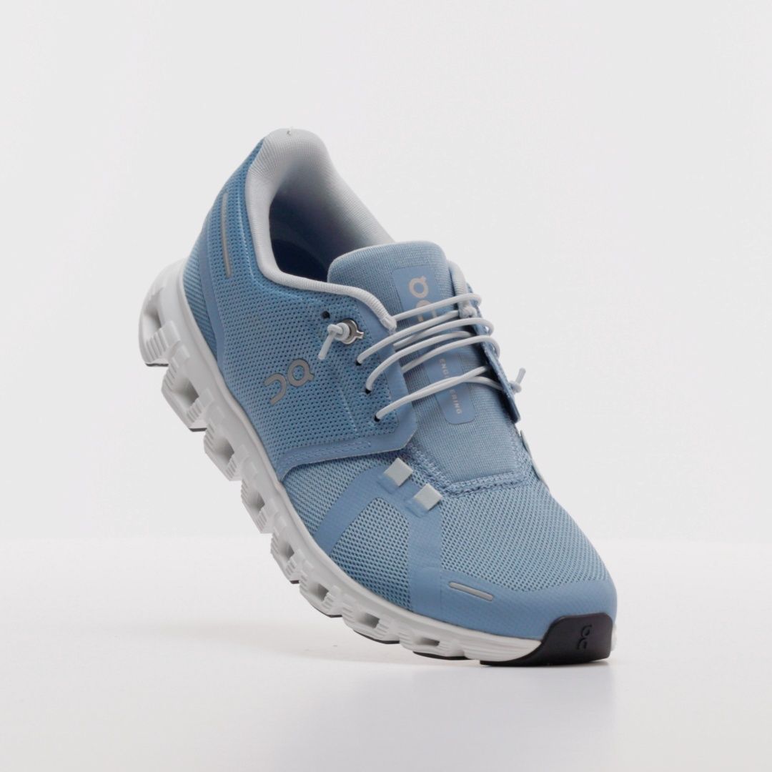 On Running Cloud 6 Womens, Color: Chambray/White, Size: 7
