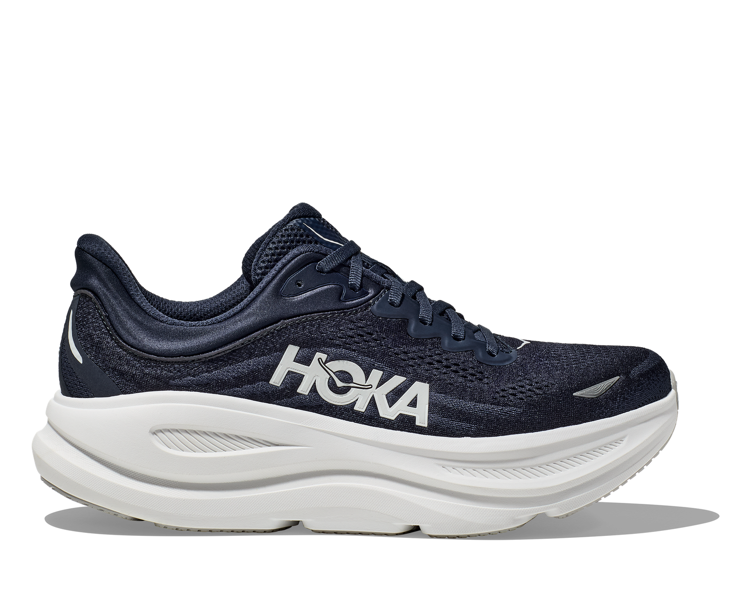 Hoka Bondi 9 Mens, Color: Varsity Navy / White, Size: 8