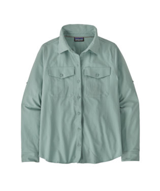 Patagonia L/S Self Guided Sun Shirt Womens, Color: Thermal Blue, Size: S