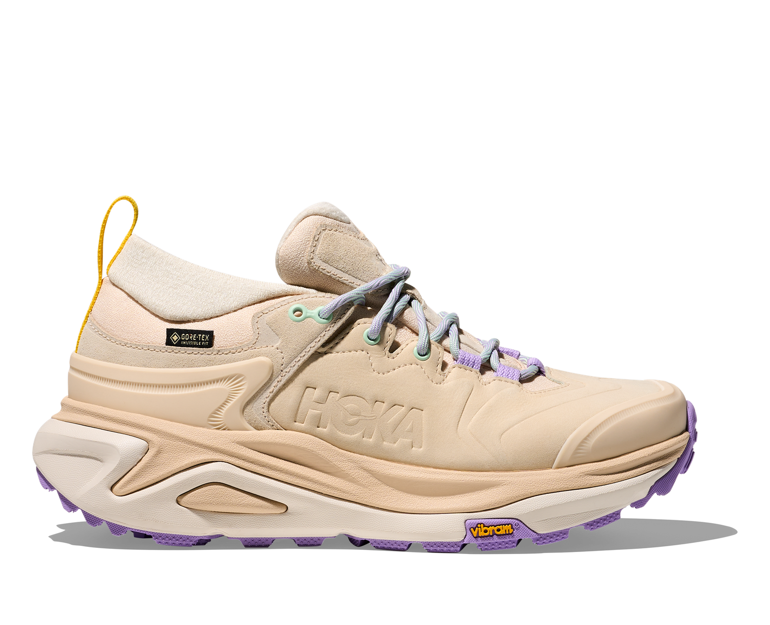 Hoka Kaha 3 Low GTX Womens, Color: Vanilla/Mint Fluorite, Size: 6