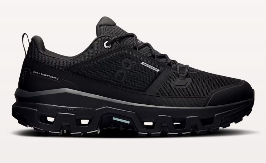On Running Cloudrock Low WP Men's, Color: Black/Black, Size: 8