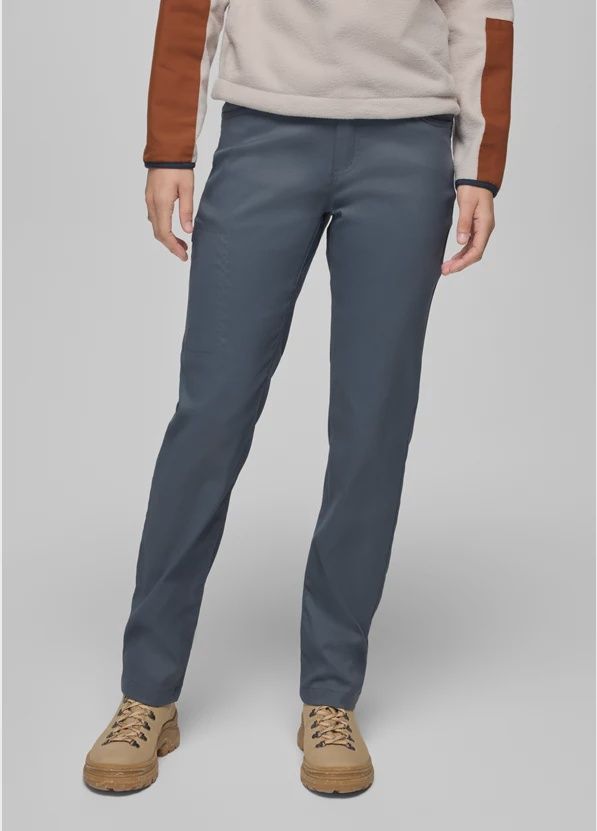 Prana Stretch Zion Halle Pant 30" Womens, Color: Thundercloud, Size: 4