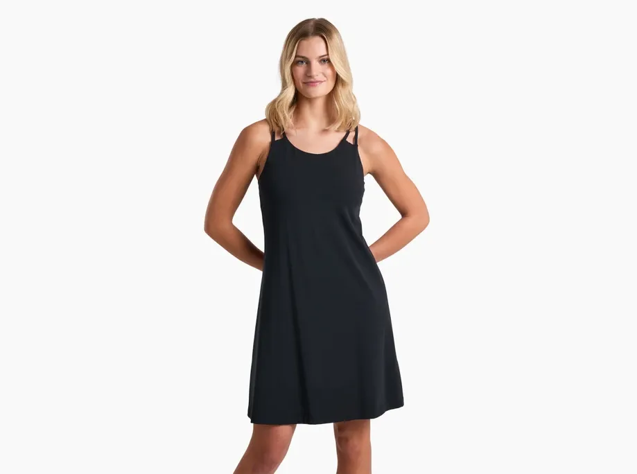Kuhl Lyra Krossbak Dress Womens, Color: Raven, Size: S