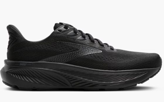Brooks Ghost 17 Wide Mens, Color: Black/Black/Ebony, Size: 8