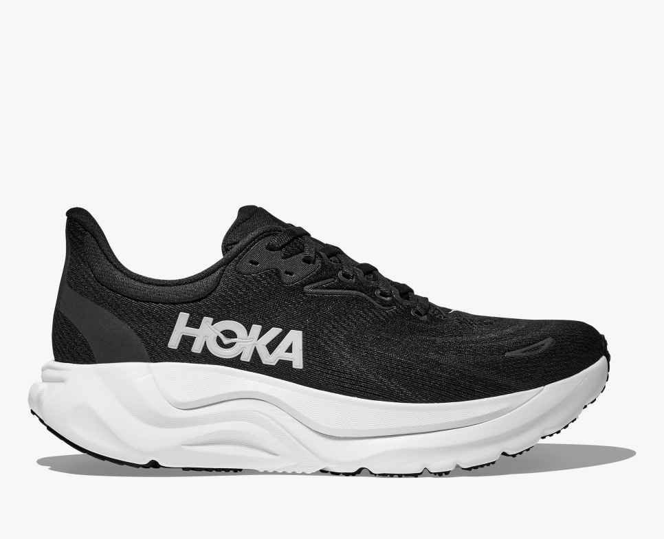 Hoka Arahi 8 Womens, Color: Black/White, Size: 6