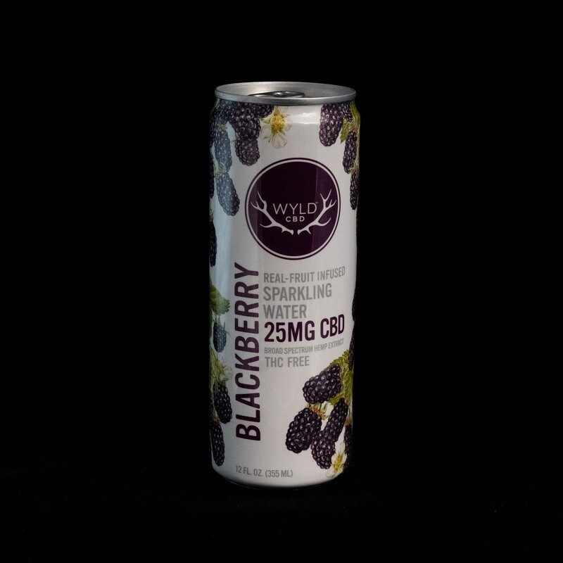 Wyld CBD Drinks - Blackberry Sparkling Water