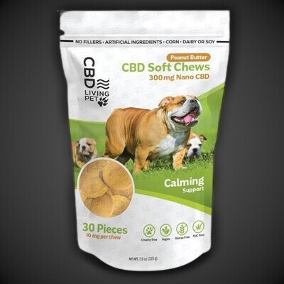 CBD Living Calming Peanut Butter Dog Chews