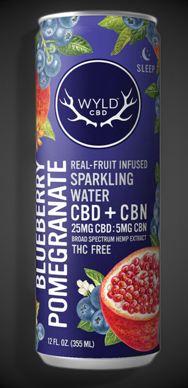 Wyld CBD Blueberry Pomegranate Sparkling Water