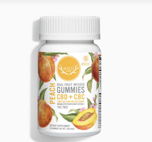 Wyld Peach Gummy CBD +CBC 10 Count