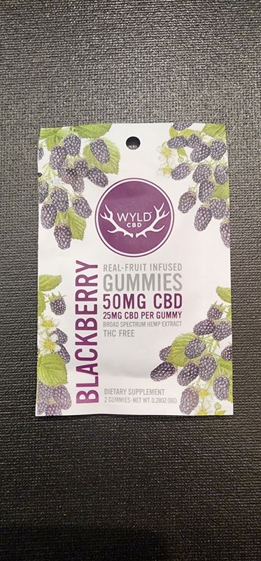Wyld Blackberry Gummies 2 Count