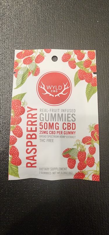 Wyld CBD Gummies - Raspberry 2 COUNT