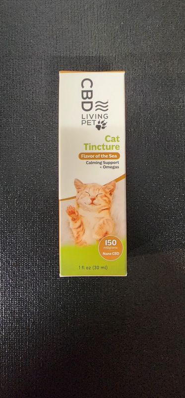 CBD Living Cat tincture 150mg nano CBD