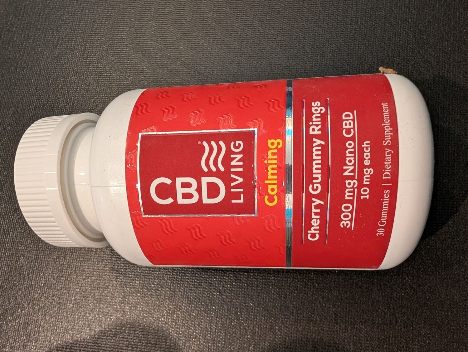 CBD Living Calming Cherry gummy-300 Mg Nano