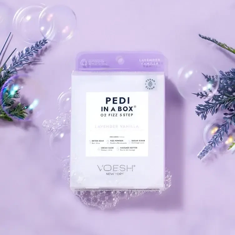Pedi in a Box O2 Fizz 5 Step Lavender Vanilla