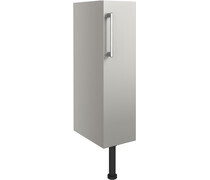 Elsie 200mm Toilet Roll Holder - Light Grey Gloss