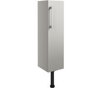 Elsie 200mm Slim Base Unit - Light Grey Gloss