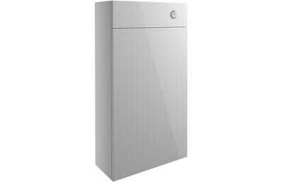 Elsie 500mm Slim WC Unit - Light Grey Gloss