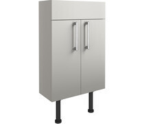 Elsie 500mm Slim Basin Unit - Light Grey Gloss