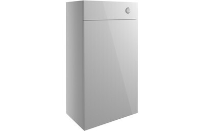 Elsie 500mm WC Unit - Light Grey Gloss Elsie 500mm WC Unit - Light Grey Gloss