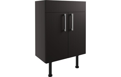 Elsie 600mm Basin Unit - Matt Graphite Grey