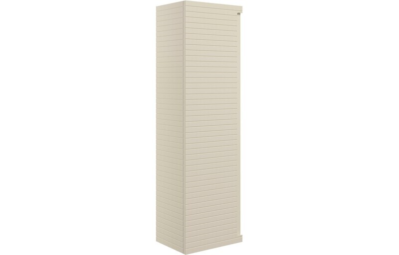 Esme 350mm Wall Hung 1 Door Tall Unit - Matt Cotton