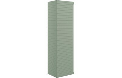 Esme 350mm Wall Hung 1 Door Tall Unit - Matt Willow Green