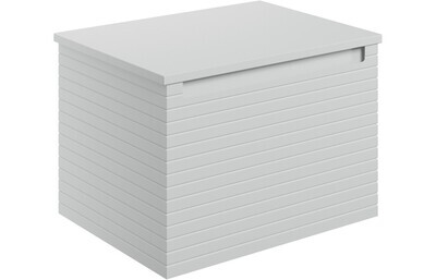 Esme 600mm Wall Hung 1 Drawer Basin Unit & Worktop - Matt Mineral Grey