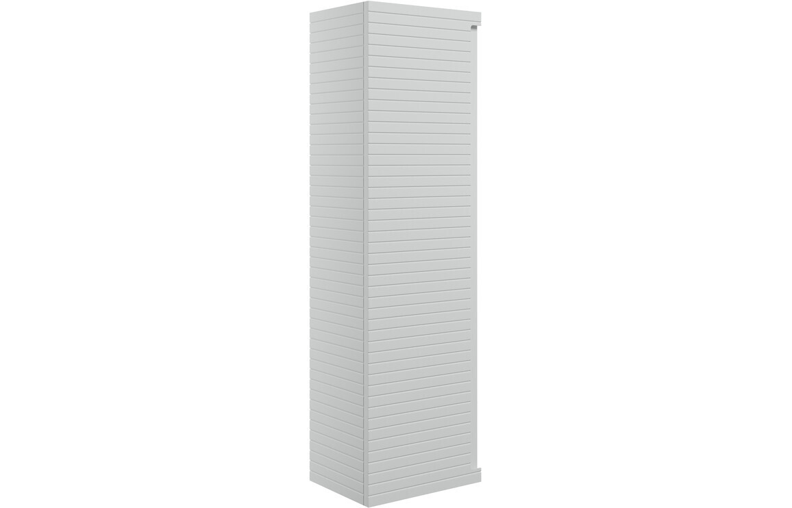 Esme 350mm Wall Hung 1 Door Tall Unit - Matt Mineral Grey