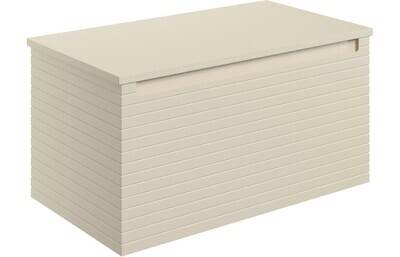 Esme 800mm Wall Hung 1 Drawer Basin Unit & Worktop - Matt Cotton