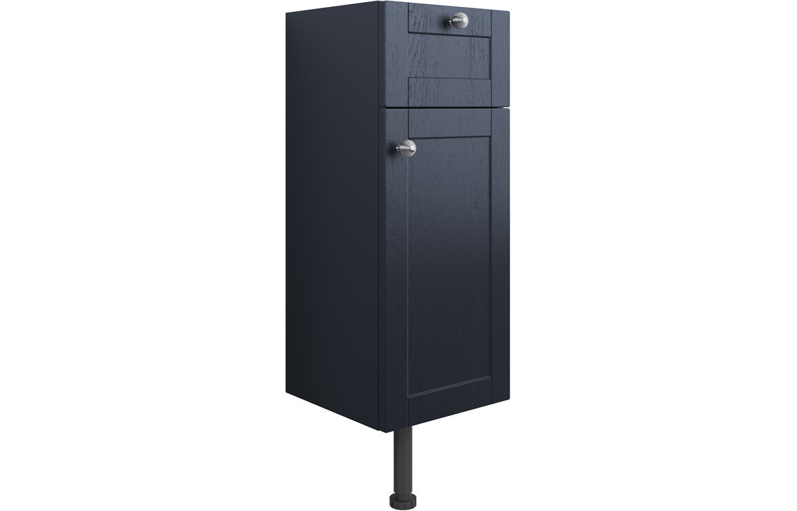 Charlotte 300mm 1 Drawer  1 Door Base Unit - Indigo Ash