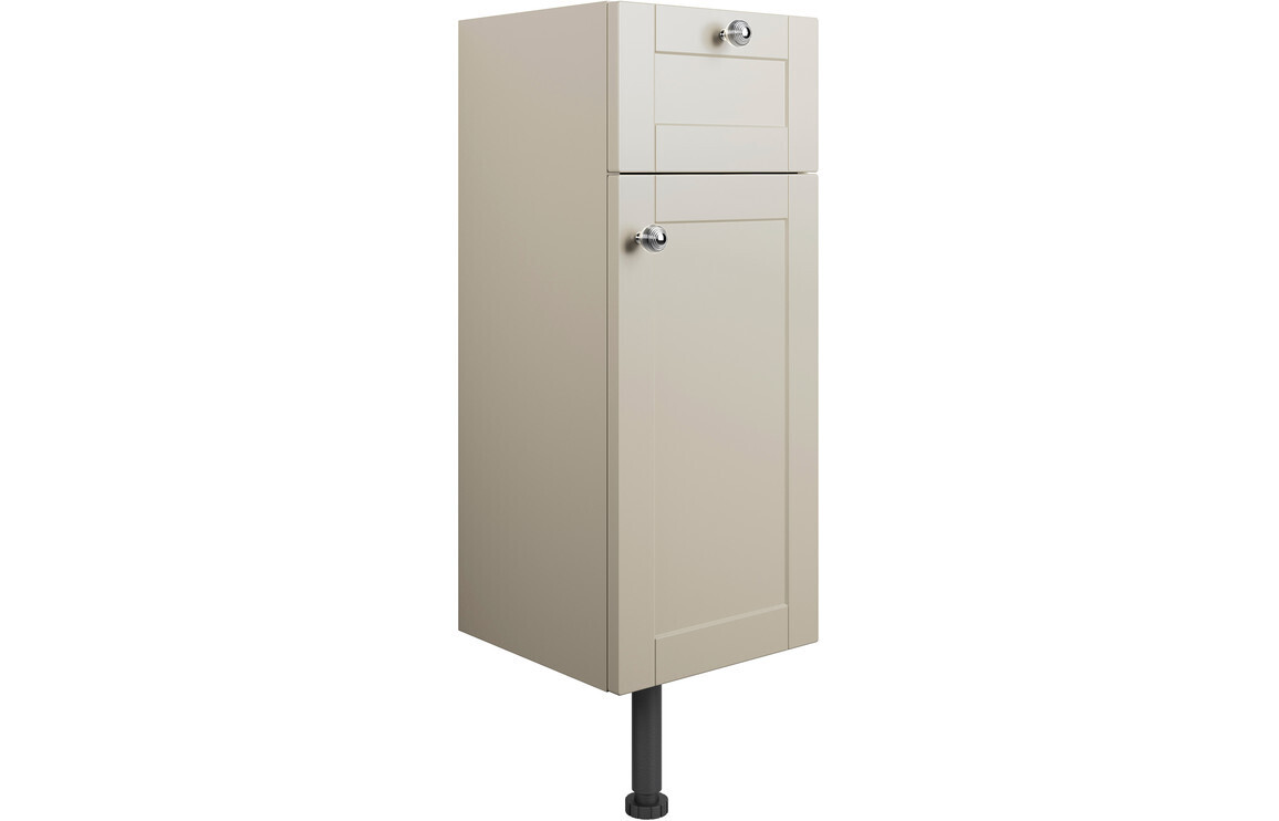 Charlotte 300mm 1 Drawer  1 Door Base Unit - Matt Latte