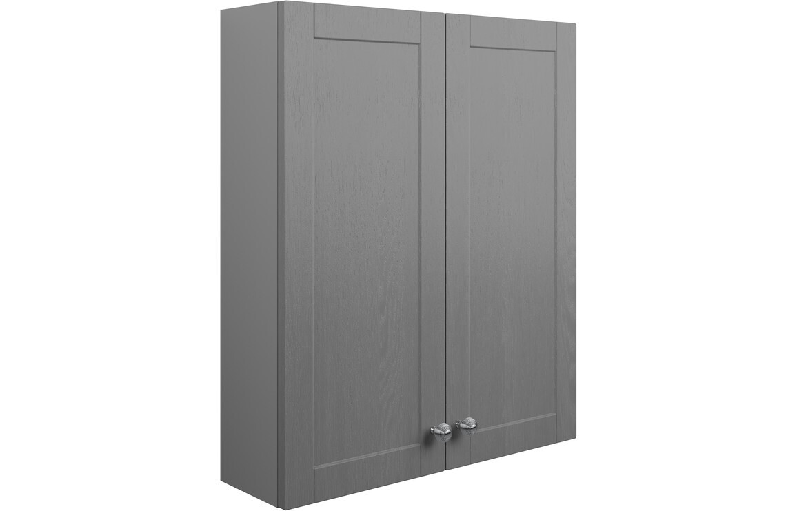 Charlotte 600mm 2 Door Wall Unit - Grey Ash