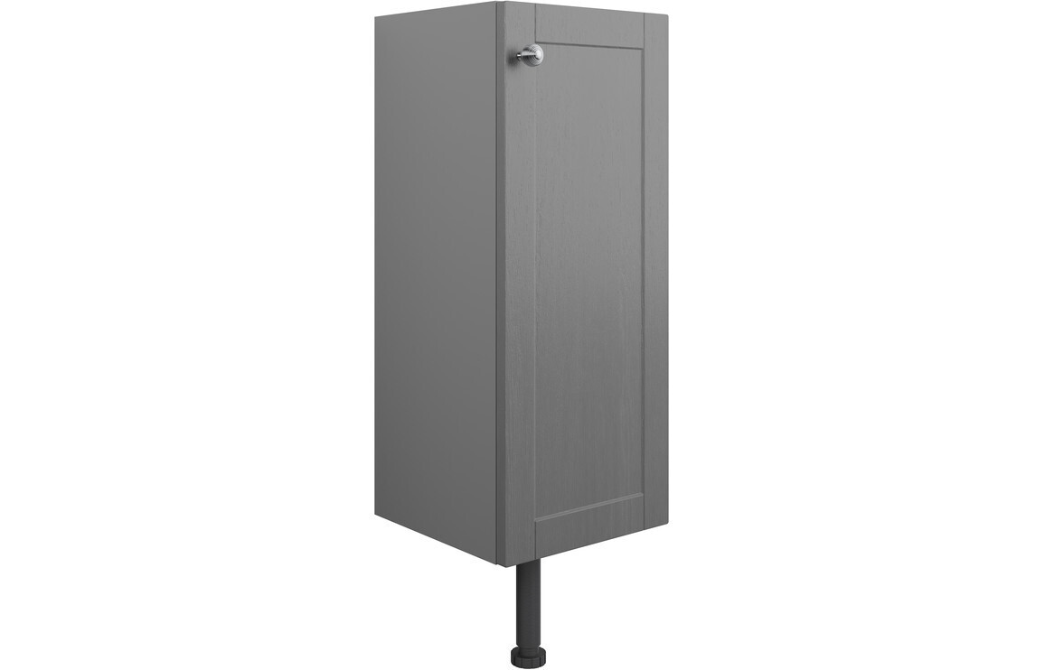 Charlotte 300mm 1 Door Base Unit - Grey Ash