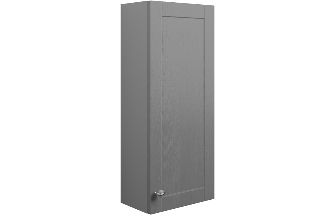 Charlotte 300mm 1 Door Wall Unit - Grey Ash