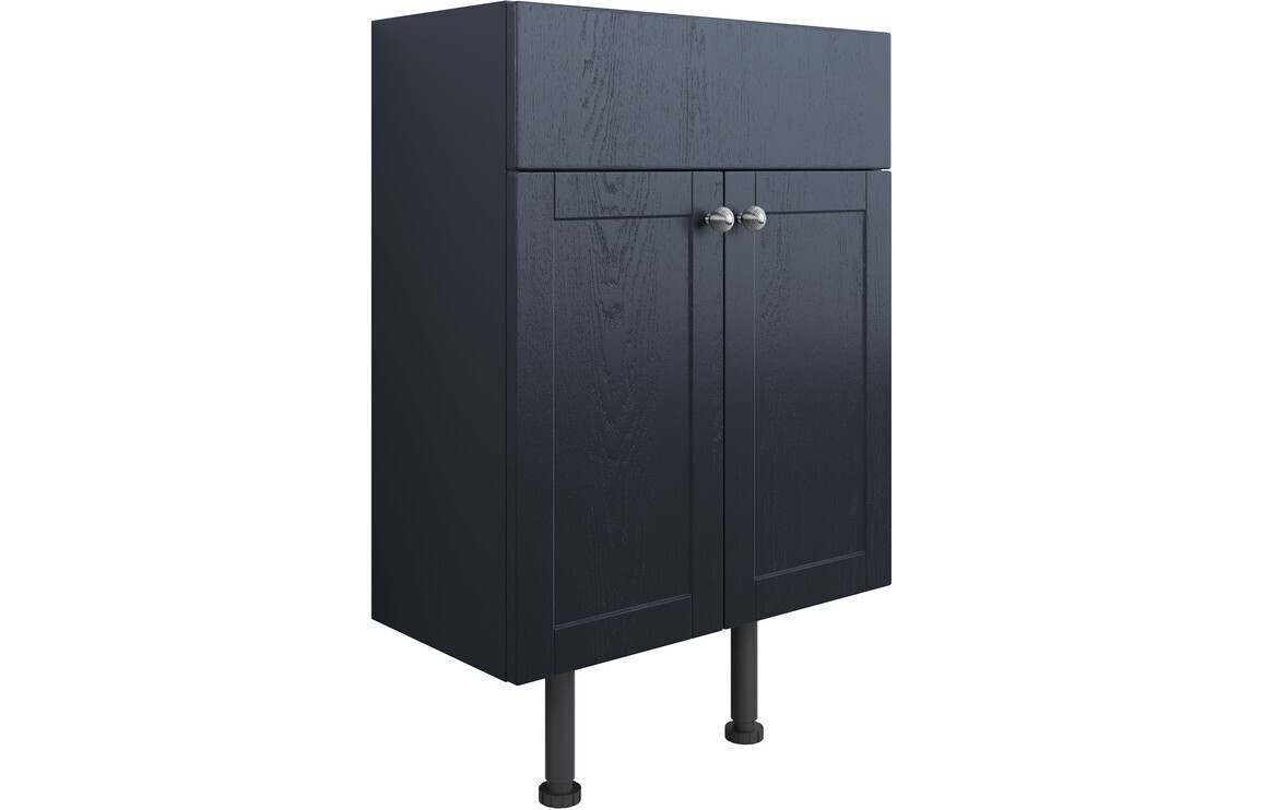 Charlotte 600mm 2 Door Basin Unit - Indigo Ash