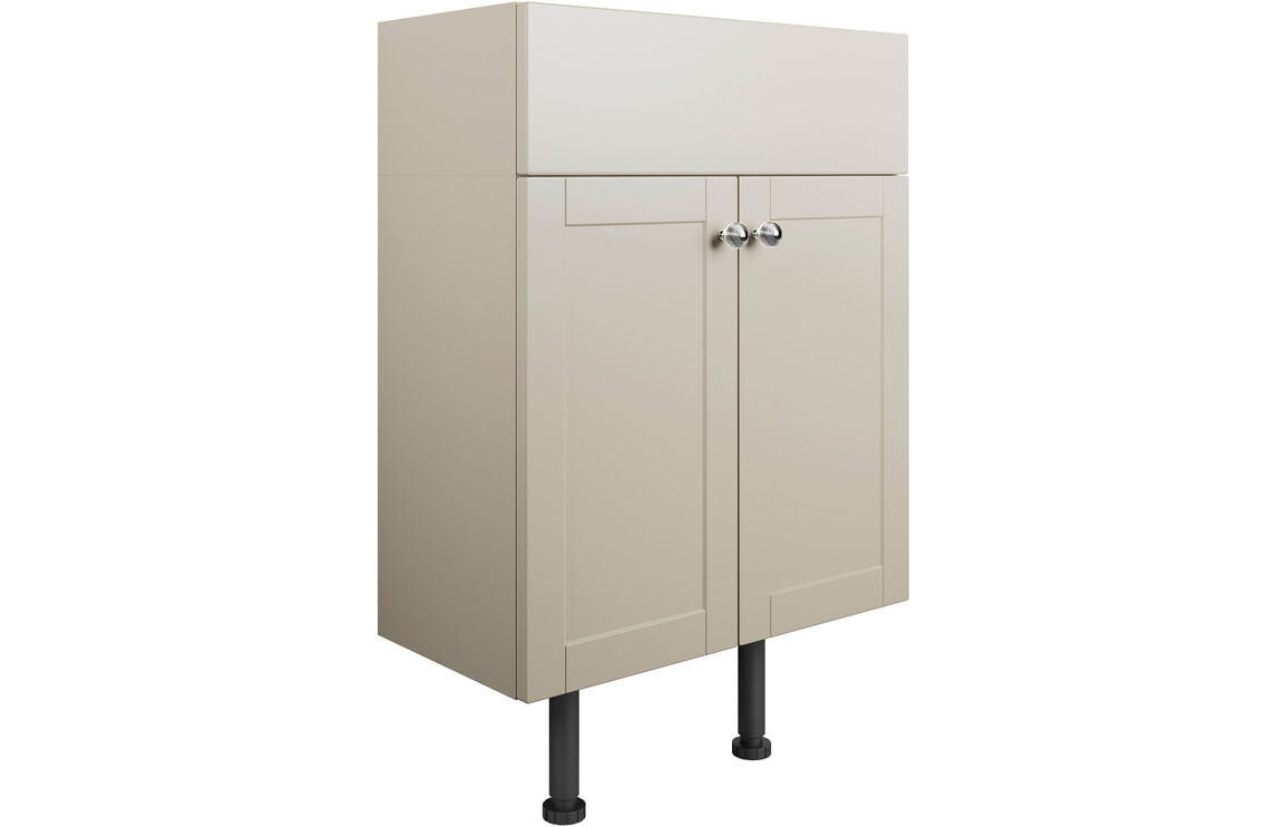 Charlotte 500mm 2 Door Basin Unit - Matt Latte