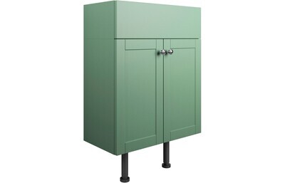 Charlotte 500mm 2 Door Basin Unit - Matt Sage Green