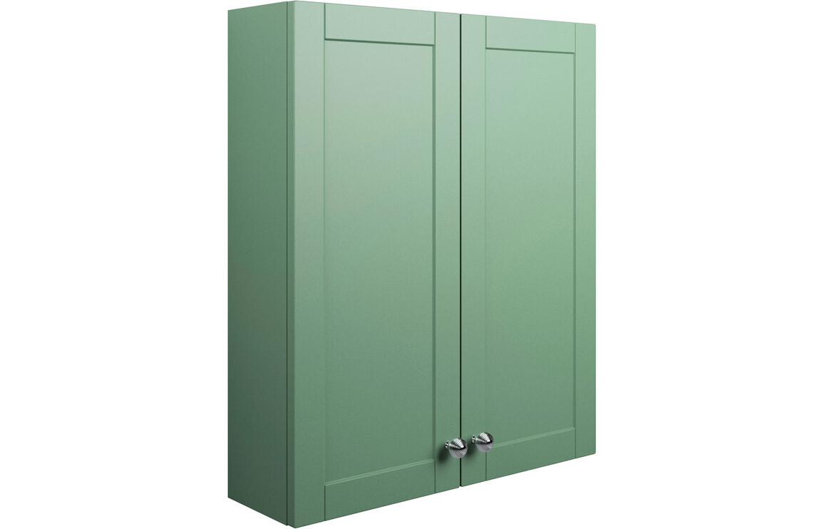 Charlotte 600mm 2 Door Wall Unit - Matt Sage Green