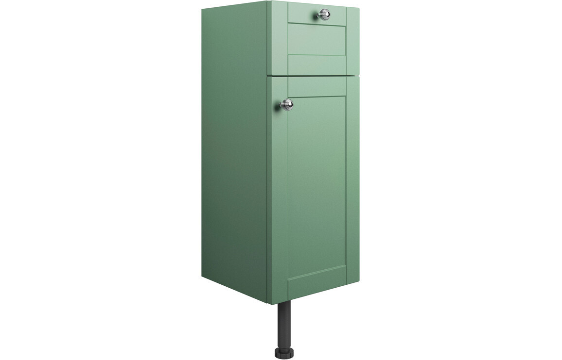Charlotte 300mm 1 Drawer  1 Door Base Unit - Matt Sage Green