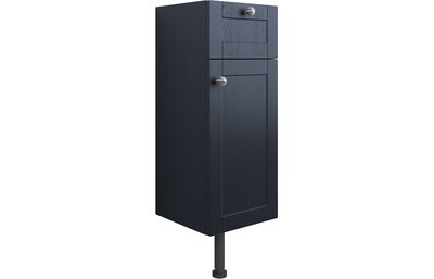 Charlotte 300mm 1 Drawer  1 Door Base Unit - Indigo Ash