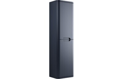 Clara 350mm 2 Door Wall Hung Tall Unit - Matt Indigo