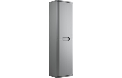 Clara 350mm 2 Door Wall Hung Tall Unit - Matt Grey